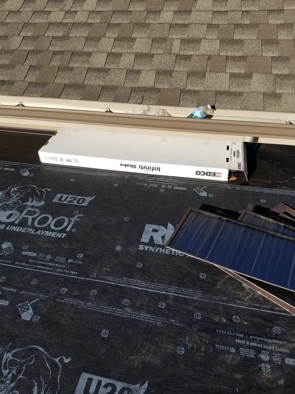 Shingle Install Over Underlayment in Watford City, ND