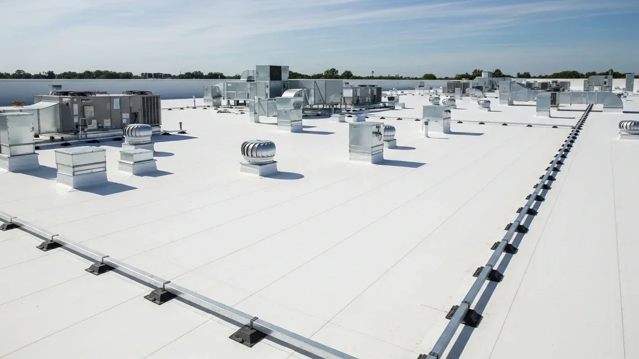 Flat Roof Membrane System in Williston, ND